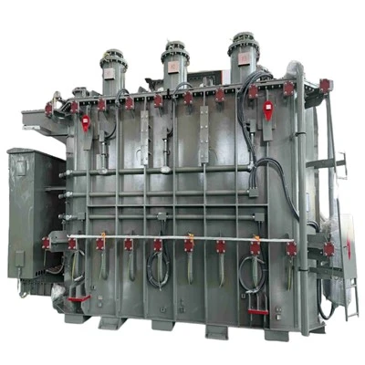 50000KVA 50MVA 115KV Céim síos le OLTC go 23kV Transformers Fostáisiúin Trí Chéim